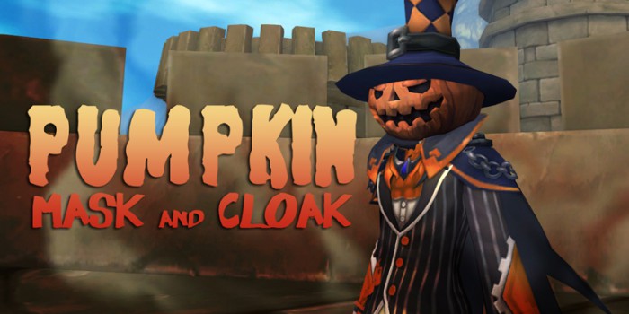 pumpkin mask cloak