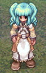 Costume Electric Two Sides Up Hair Sprite