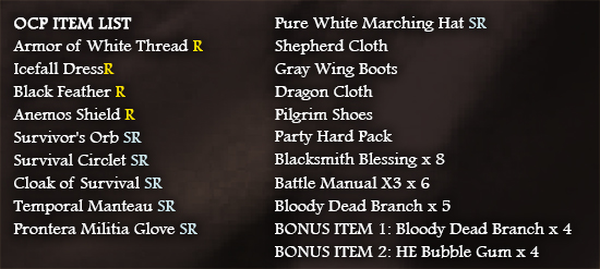 Yggdrasil Ascension items